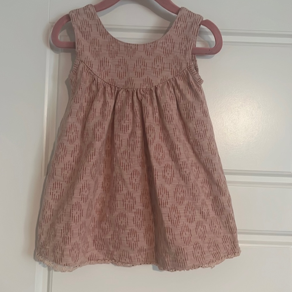 $12 ADD ON City Mouse Dress Organic Patterned Lace 12-18M Quincy‎ Mae Rylee Cru